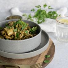 Calamarata con Piselli
