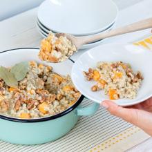 Risotto d'orge à la courge