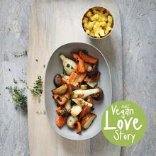 Karamellisiertes Gemüse mit Feigen und Birnen