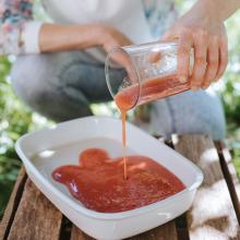 Panna cotta aux fraises