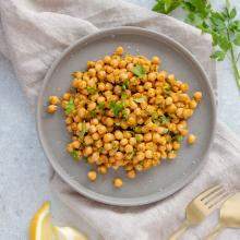 Moroccan chickpea salad