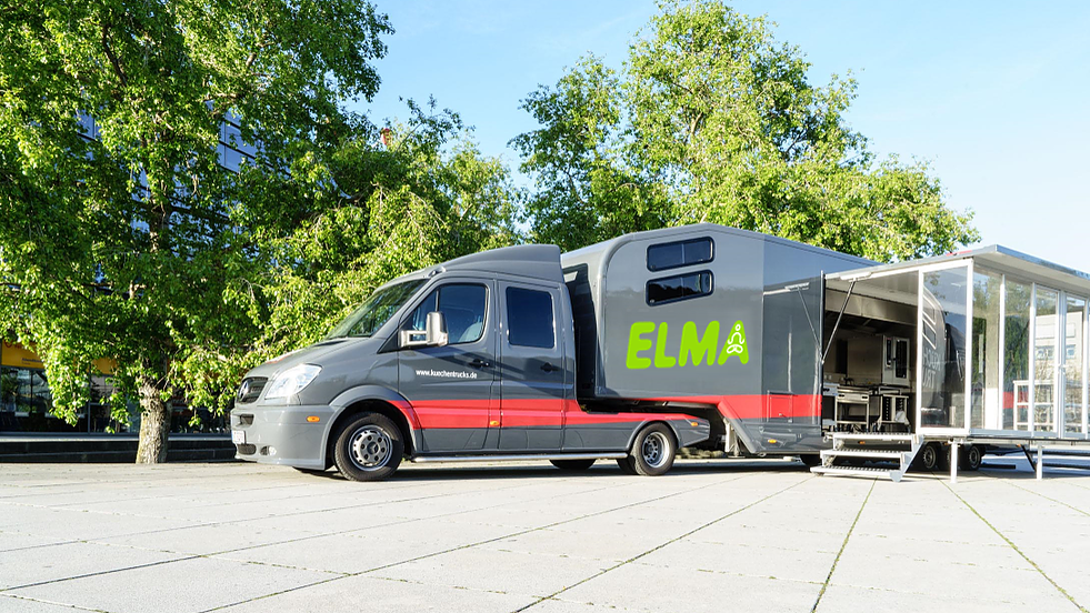 Kochen im Food Truck