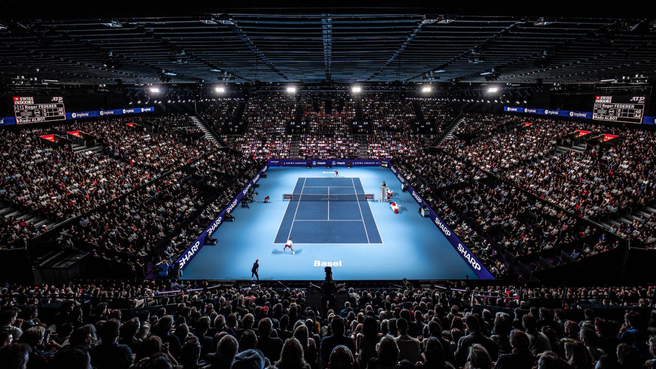 tibits an den Swiss Indoors Basel