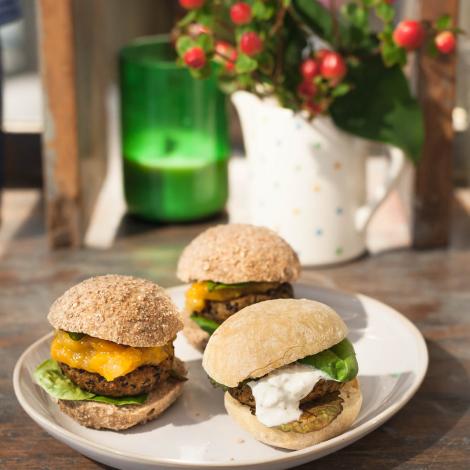 Quinoa-Kartoffel Burger