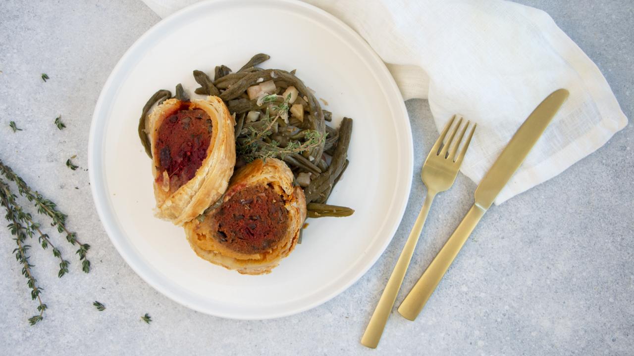 Beet Wellington - Das pflanzliche Filet im Teig