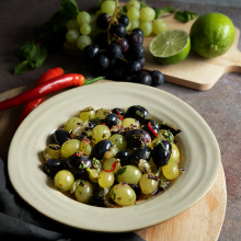 Salade de raisins Saambar