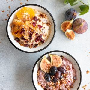 Quinoa Müesli mit Cranberries und Orangen