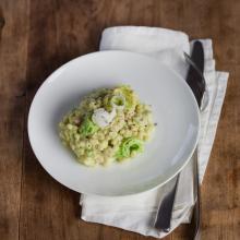 Lauch-Weissburgunder Risotto