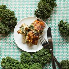 Frittata mit Federkohl und Süsskartoffeln